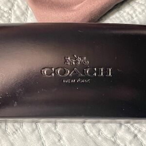 NWOT Coach Black Glasses Case